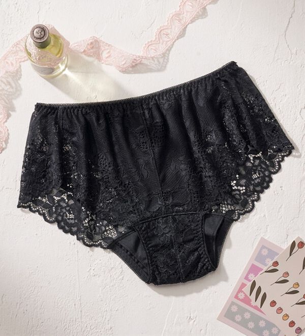 YU'NOW（ユナウ）の「総レースサニタリーショーツ（ショーツ）」｜詳細画像