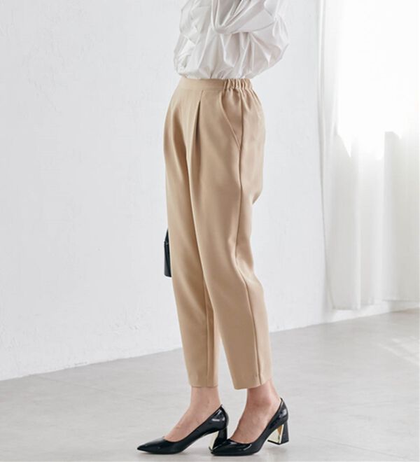 RANAN（ラナン）の「美脚シルエットクロップドパンツ（フルレングスパンツ）」｜詳細画像