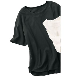 BELLUNA（ベルーナ）の「着崩れしにくい！シンプルプルオーバー（カットソー）」｜ブラック