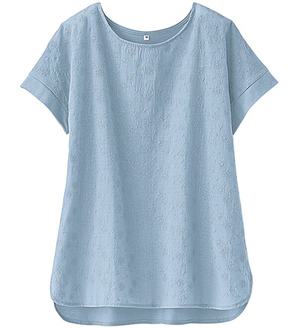 BELLUNA（ベルーナ）の「刺しゅうレース切替プルオーバー（カットソー）」｜詳細画像