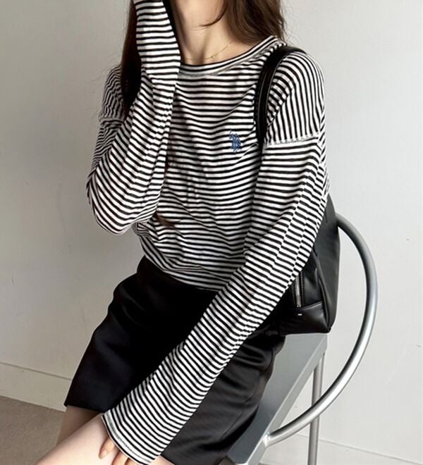 GeeRA（ジーラ）の「【Ｕ．Ｓ．ＰＯＬＯ　ＡＳＳＮ．】スラブシアーロンＴ（Tシャツ）」｜詳細画像