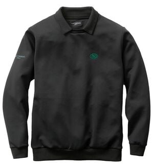 「＜トランスコンチネンツゴルフ＞伸感覚！技ありポロトレーナー（メンズトレーナー）」｜ブラック