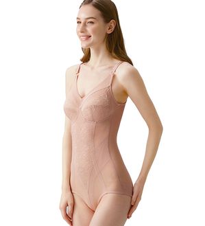 LAVIENNE（ラヴィエンヌ）の「【２色組】すっきりボディスーツ（ボディスーツ・シェイパー）」｜詳細画像