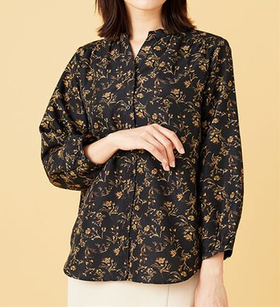 BELLUNA（ベルーナ）の「ふんわり柔らかギャザー使いブラウス（ブラウス）」