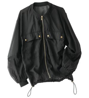 BELLUNA（ベルーナ）の「ゴールドジップシアーブルゾン（パーカー）」｜詳細画像