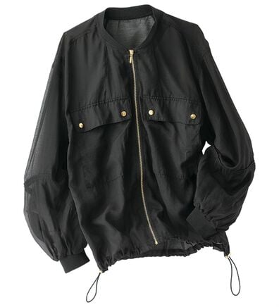 BELLUNA（ベルーナ）の「ゴールドジップシアーブルゾン（パーカー）」