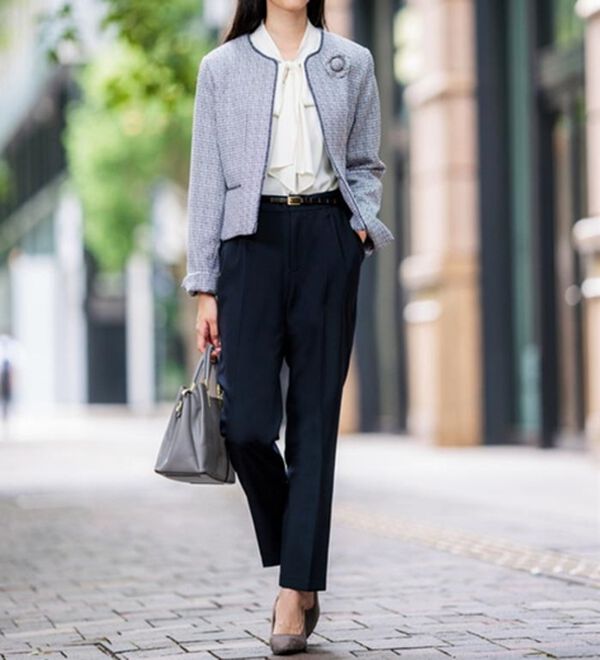 GeeRA（ジーラ）の「【入卒式/セレモニー】ツイード着回し５点セットスーツ　２ジャケット＆パンツ＆ワンピ（その他スーツ）」｜詳細画像