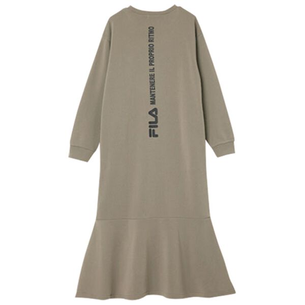 RANAN（ラナン）の「＜ＦＩＬＡ＞裏起毛裾フレアーワンピース（その他ワンピース）」｜詳細画像