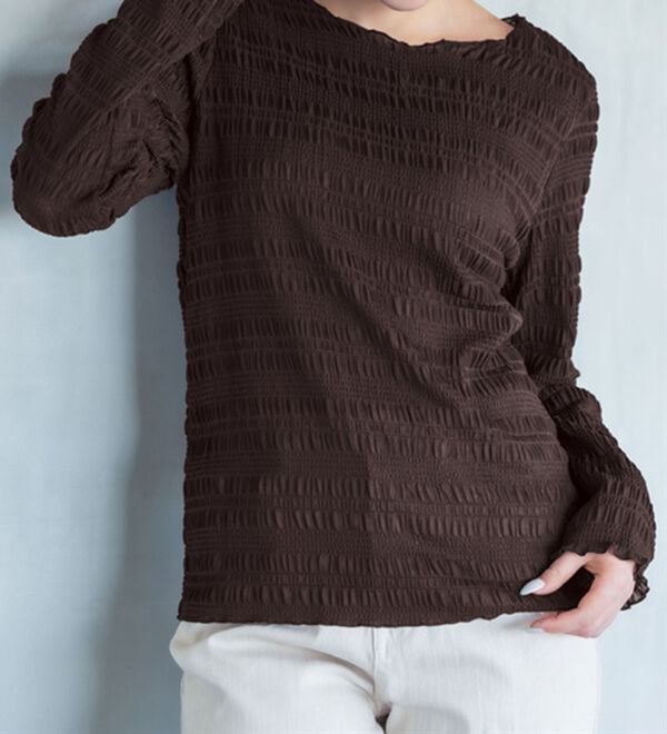 RANAN（ラナン）の「シャーリングプルオーバー（カットソー）」｜詳細画像