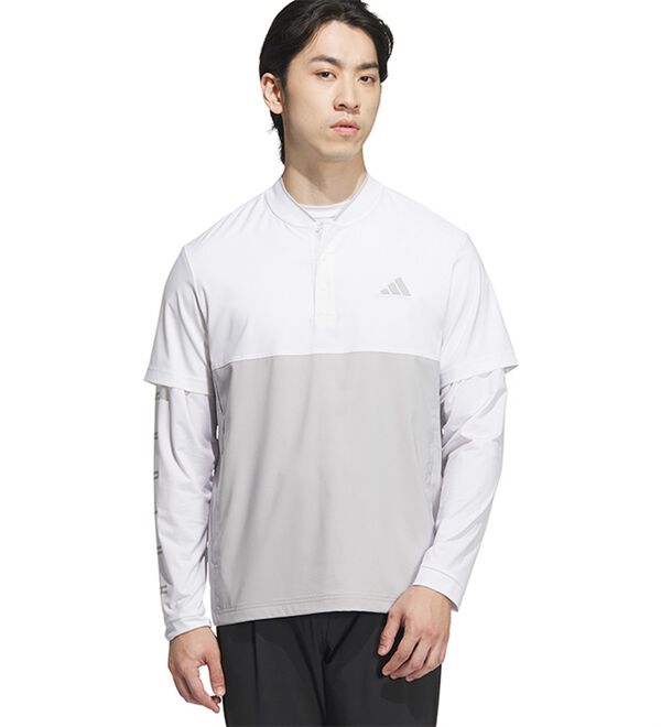 「＜ａｄｉｄａｓ＞２ｉｎ１ポロシャツ（メンズポロシャツ）」｜詳細画像