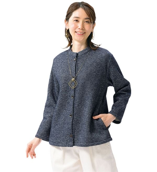 ルフラン（ルフラン）の「暖かなのにとっても軽やか！羽織り（その他ジャケット）」｜詳細画像