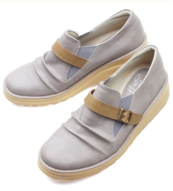 ルフラン（ルフラン）の「＜マスチェッタ＞防水ベルトデザインスリッポン（スリッポン）」｜パープル