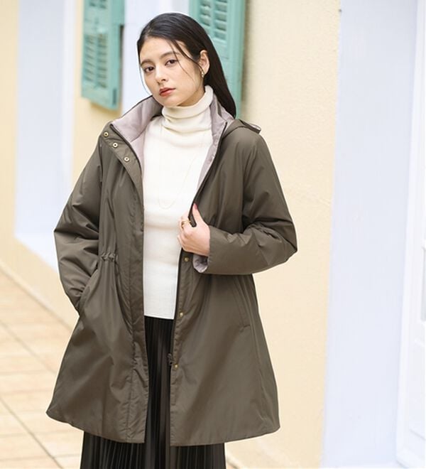 BELLUNA（ベルーナ）の「Ａｉｒｙ　＆Ｗａｒｍ　あったか軽量デザインコート（ロングコート）」｜詳細画像