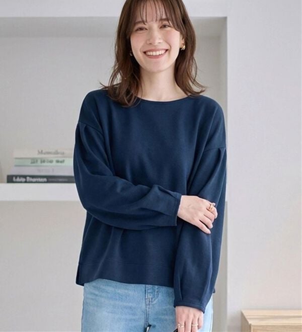 Viola e Viola（ヴィオラ エ ヴィオラ）の「【４つの機能付】楽キレイ袖タックブラウス（ブラウス）」｜詳細画像