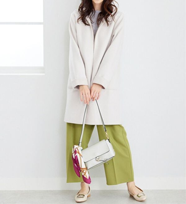 BELLUNA（ベルーナ）の「裏あぜ素材フードデザインコート（ロングコート）」｜詳細画像