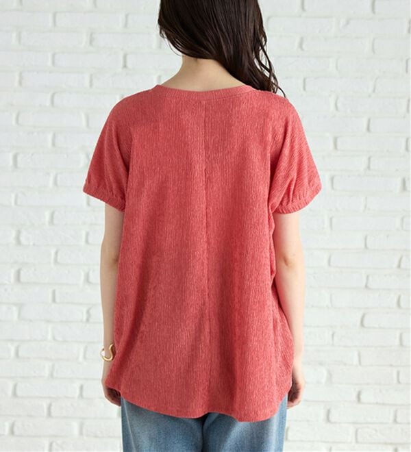 BELLUNA（ベルーナ）の「楊柳素材ドルマンプルオーバー（カットソー）」｜詳細画像