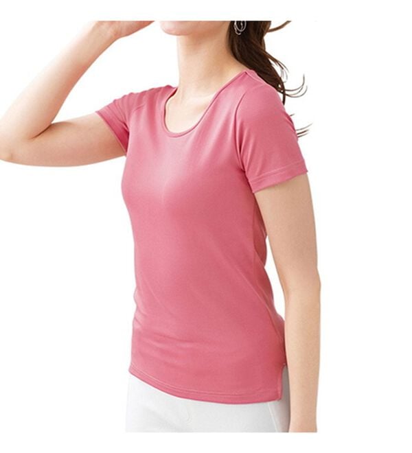 「【５色組】ミセスの冷感お買得３分袖インナー（肌着・インナーウェア）」｜詳細画像