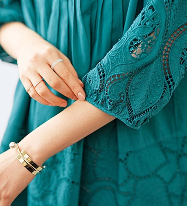 BELLUNA（ベルーナ）の「レース切替ピンタック使いチュニック（チュニック）」｜詳細画像