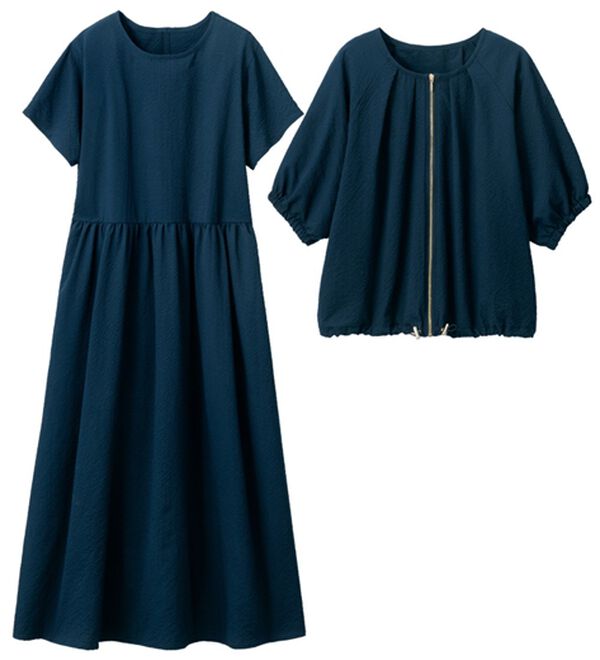 ルフラン（ルフラン）の「お買得＊活躍ブルゾン＆ワンピ（ブラウススーツ）」｜詳細画像