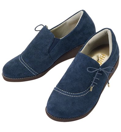 ルフラン（ルフラン）の「メディフィット５Ｅサイドリボンスリッポン（スリッポン）」