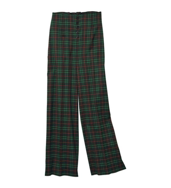 RANAN（ラナン）の「レトロタータンチェック柄セットアップ（パンツスーツ）」｜詳細画像