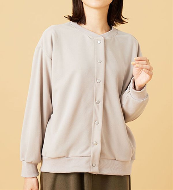 BELLUNA（ベルーナ）の「ストレッチジョーゼット素材カーディガン（その他カーディガン）」｜詳細画像