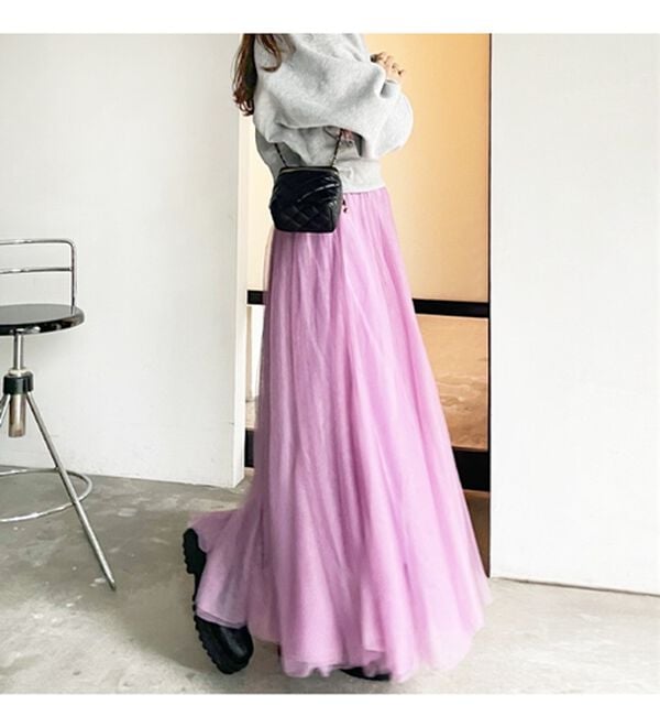 GeeRA（ジーラ）の「フレアーチュールロングスカート（ロングスカート）」｜詳細画像