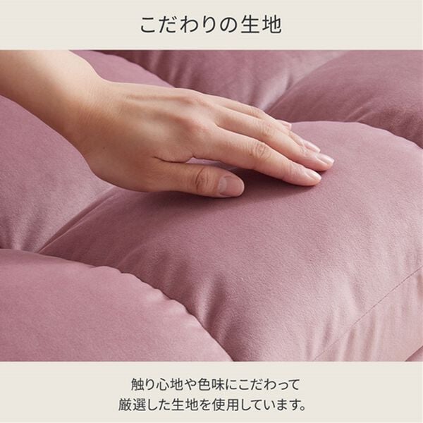 iellio（イエリオ）の「コンパクト脚付ふかふかカウチソファ　ＬＩＲＡＫＵ＜コンパクトソファ・ローソファ・１人掛け・２人掛け・一人暮らし・新生活＞（ソファ）」｜詳細画像