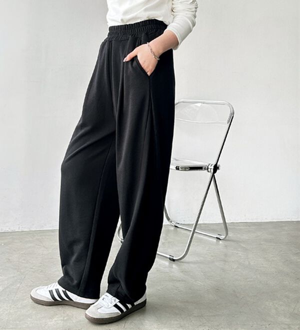 GeeRA（ジーラ）の「サイドタックイージースウェットパンツ（フルレングスパンツ）」｜詳細画像