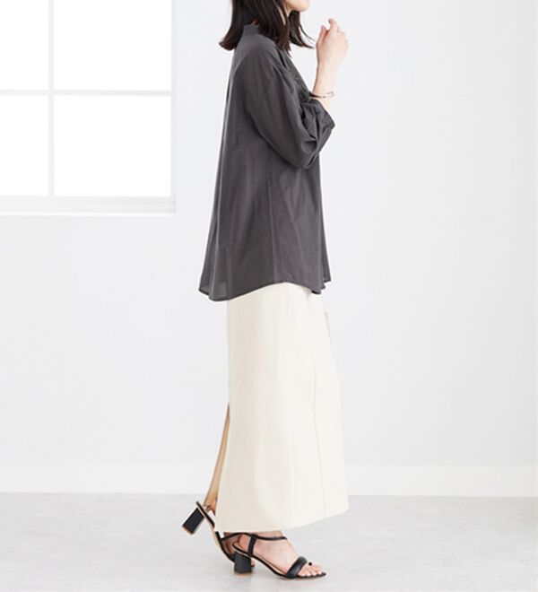 BELLUNA（ベルーナ）の「コード刺しゅうデザインシャツチュニック（チュニック）」｜詳細画像