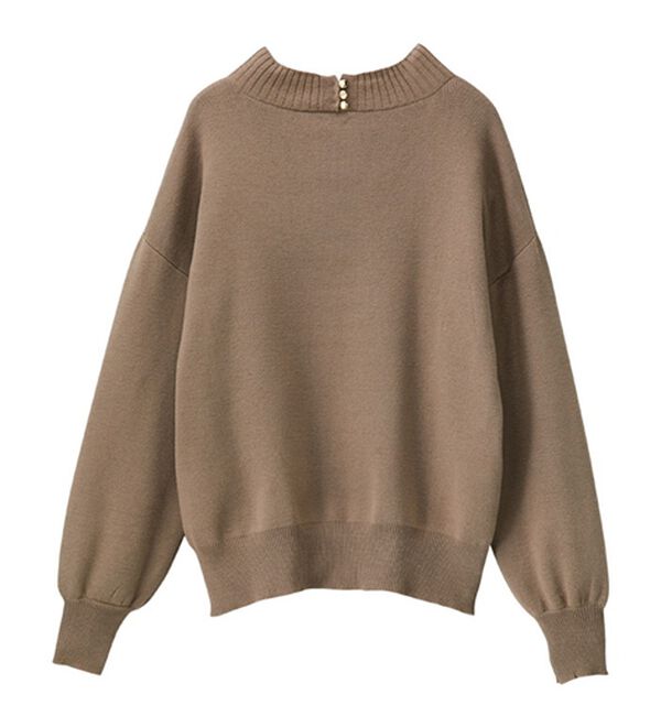 GeeRA（ジーラ）の「ボタン付モチモチニットトップス（ニット・セーター）」｜詳細画像