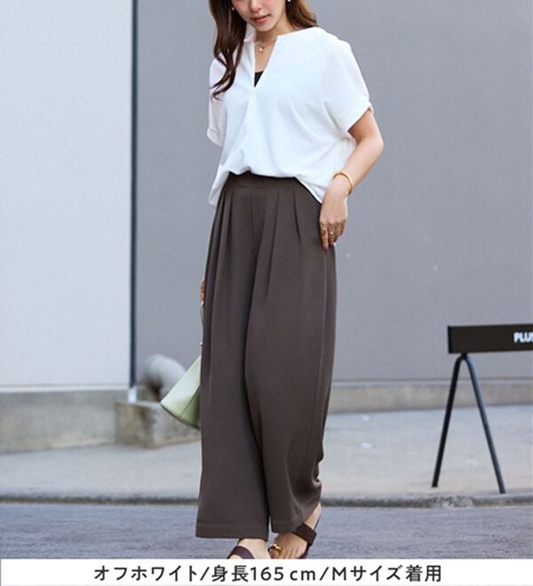 alotta（アロッタ）の「ジップ使いドルマンブラウス（ブラウス）」｜詳細画像