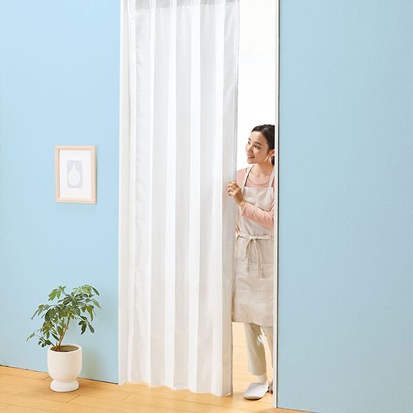 「エコファイン使用　断熱保温アコーディオンカーテン（レースカーテン）」｜1