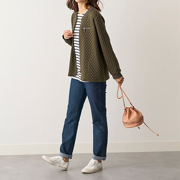 BELLUNA（ベルーナ）の「やわらかキルトショートブルゾン（ブルゾン）」｜詳細画像