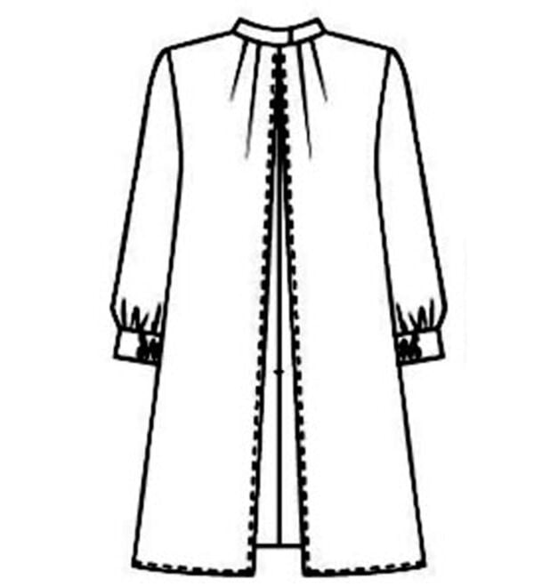 BELLUNA（ベルーナ）の「日本製素材！重ね着風チュニックセットアップ（ブラックフォーマル（喪服・礼服））」｜詳細画像