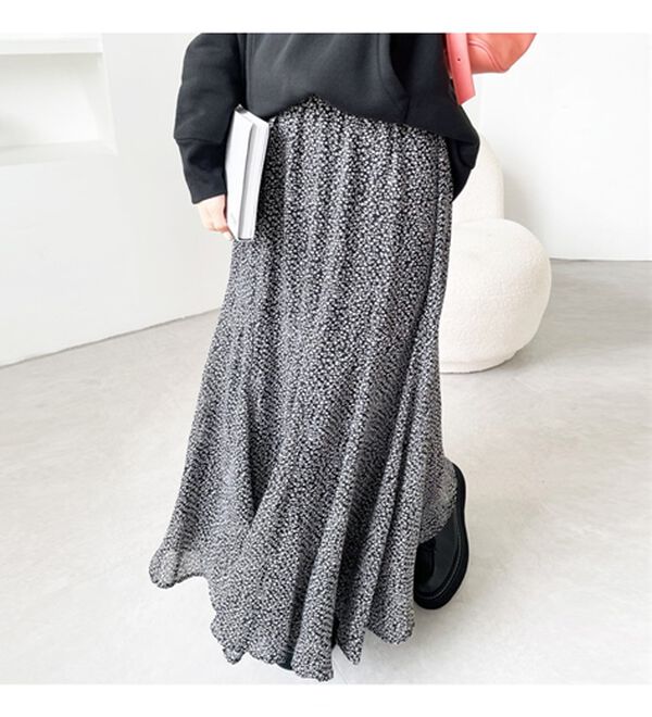 GeeRA（ジーラ）の「切替フレアーロングスカート（ロングスカート）」｜詳細画像