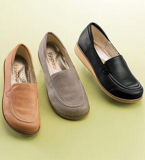 ルフラン（ルフラン）の「外反母趾対応　メディフィット５Ｅシンプルモカシンシューズ（フラットシューズ）」｜詳細画像