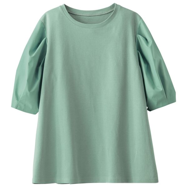 BELLUNA（ベルーナ）の「脱Ｔシャツ！ふわっとした袖がかわいいプルオーバー（カットソー）」｜詳細画像