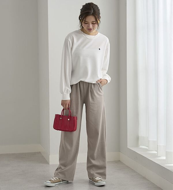 BELLUNA（ベルーナ）の「【メルティポンチ】イージーパンツ（フルレングスパンツ）」｜詳細画像