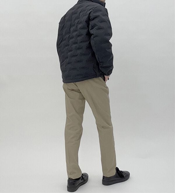 「シームレス圧着ストレッチダウンジャケット（メンズダウンジャケット）」｜詳細画像