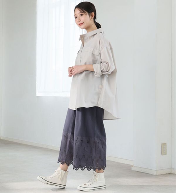 A HAPPY MARILYN（アハッピーマリリン）の「【３丈から選べる】脱！股ずれ宣言！裾レースぺチパンツ（肌着・インナーウェア）」｜詳細画像