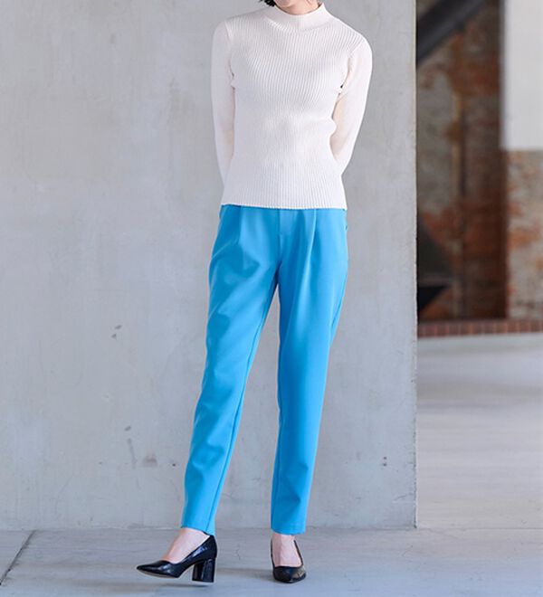 RANAN（ラナン）の「もちもちリブパイピングハイネックニット（ニット・セーター）」｜詳細画像