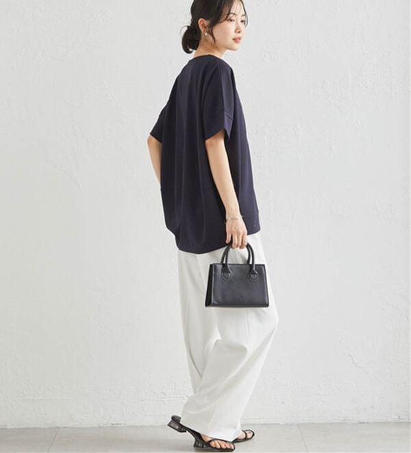 RANAN（ラナン）の「ハーフジップコクーンプルオーバー（チュニック）」｜詳細画像