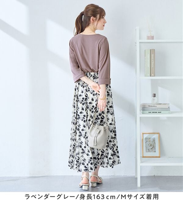 alotta（アロッタ）の「７分袖金ボタンデザイントップス（カットソー）」｜詳細画像