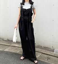 GeeRA（ジーラ）の「フロントジップミリタリーサロペット（オールインワン）」