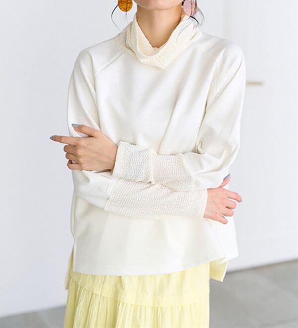 RANAN（ラナン）の「レイヤードデザインカットソー（カットソー）」｜詳細画像