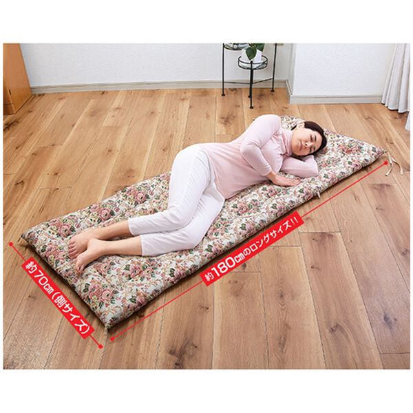 「綿１００％ごろ寝長座布団（座布団・座布団カバー）」｜詳細画像