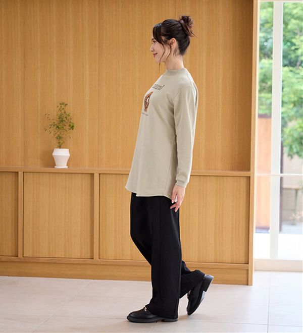 BELLUNA（ベルーナ）の「【メルティポンチ】プリントチュニック（チュニック）」｜詳細画像