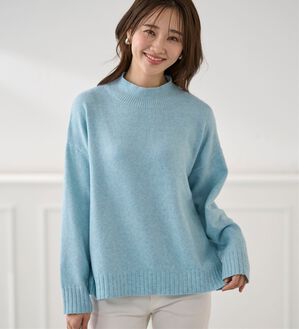 BELLUNA（ベルーナ）の「ウール調ショート丈ニットプルオーバー（ニット・セーター）」｜詳細画像