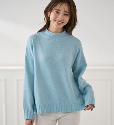 BELLUNA（ベルーナ）の「ウール調ショート丈ニットプルオーバー（ニット・セーター）」